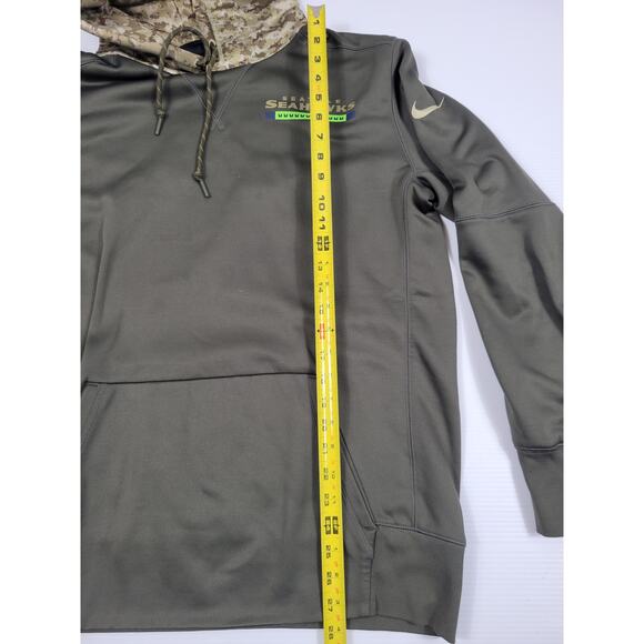 Nike Dri-Fit On Field NFL Seattle Seahawks Salute To Service Hoodie Mens Large - Picture 6 of 9